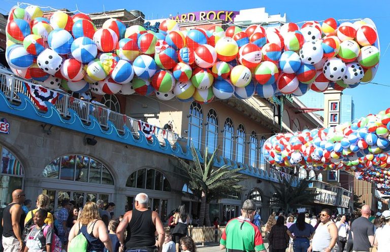 6th annual beach ball drop resorts ac