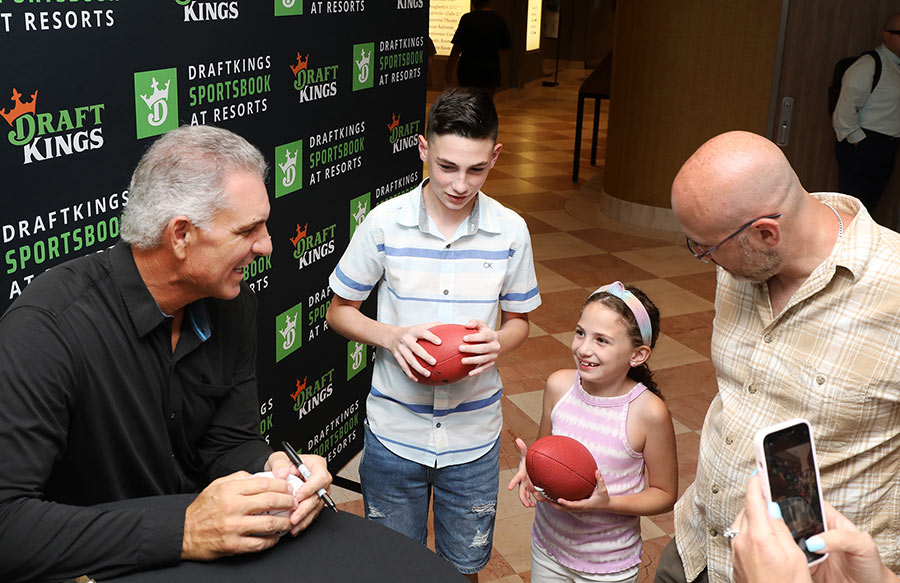 Vinny Testaverde Meet & Greet resorts casino