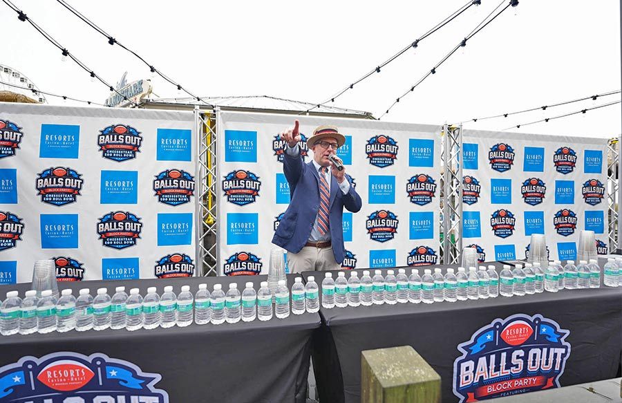 resorts casino block party atlantic city cheesesteak eggroll bowl