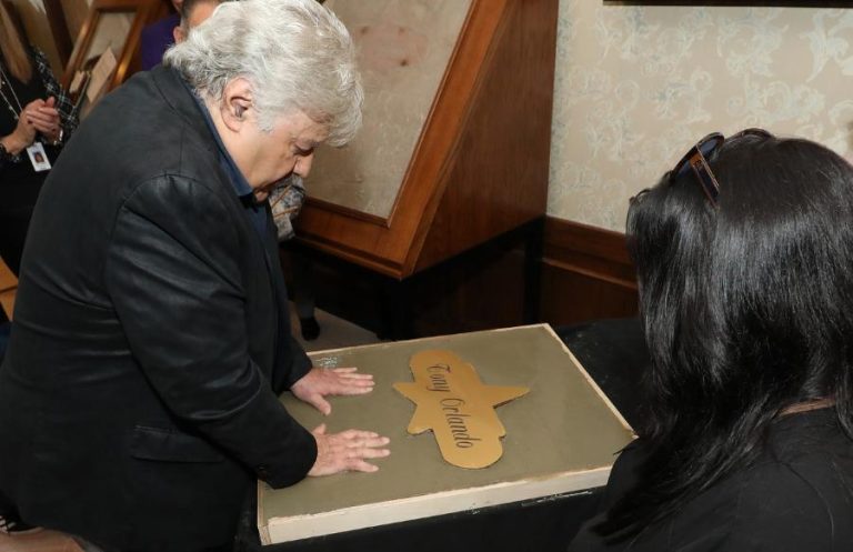 Tony Orlando Hand Prints _ Friday, March 15, 2024