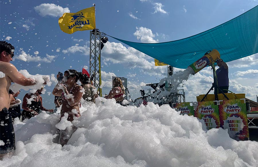 landshark ac nj foam beach party2025