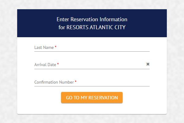 Check-in and Check-out online