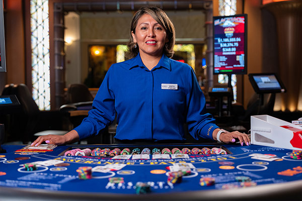 table games blackjack dealer