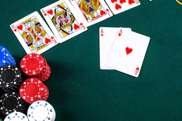 pai gow poker table games aces hearts