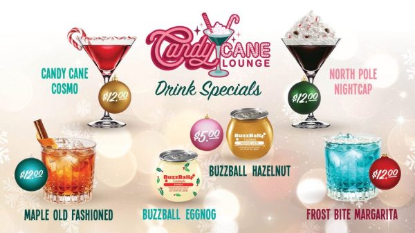 candy cane lounge drink specials