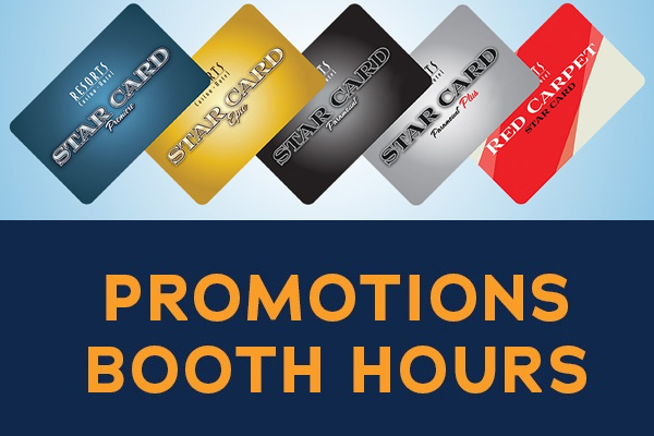 promotions booth hours