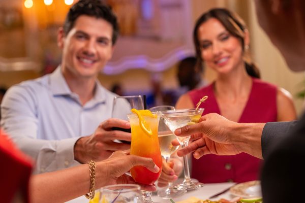 capriccio couple with drinks and dining atlantic city