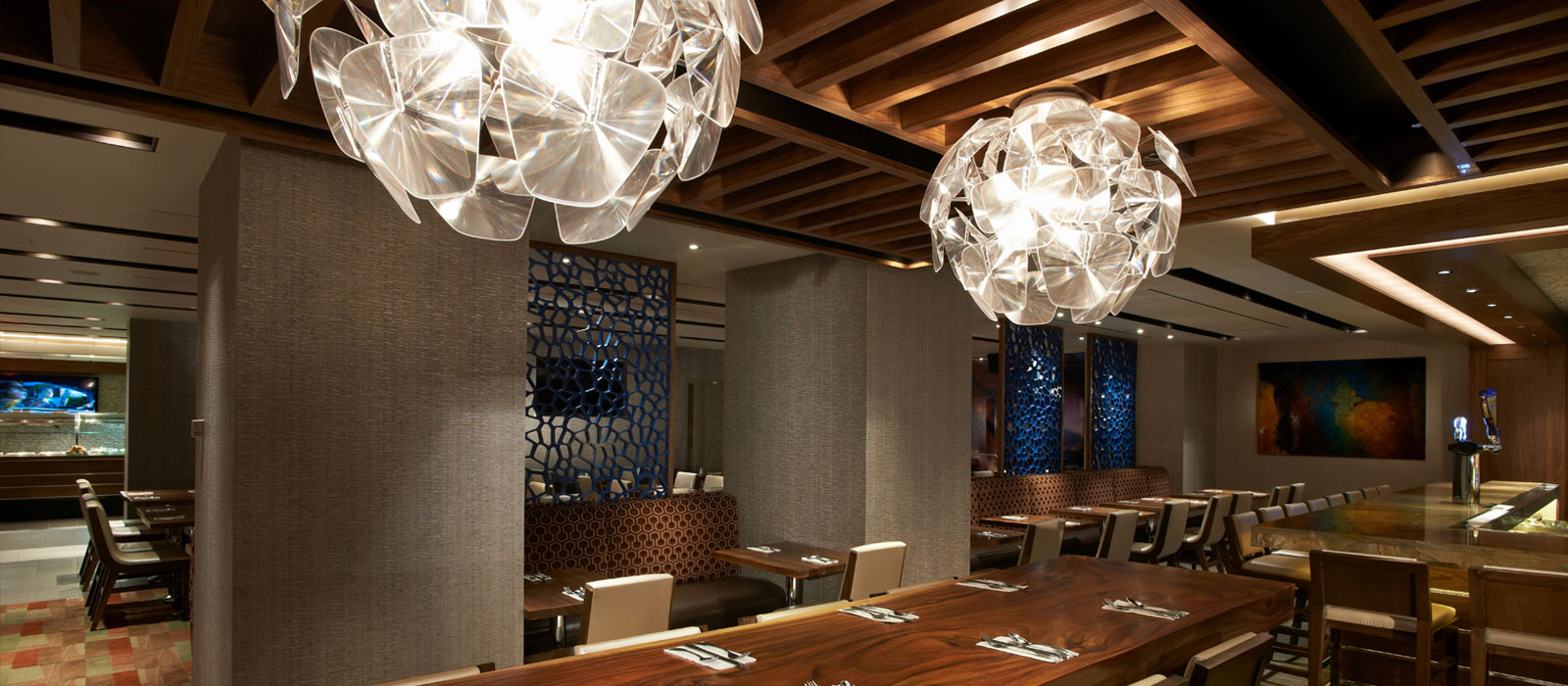 vip lounge header photo table in room